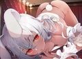 ダウナー白髪兎メイドの甘えたがりだるだる交尾【フォーリーサウンド】