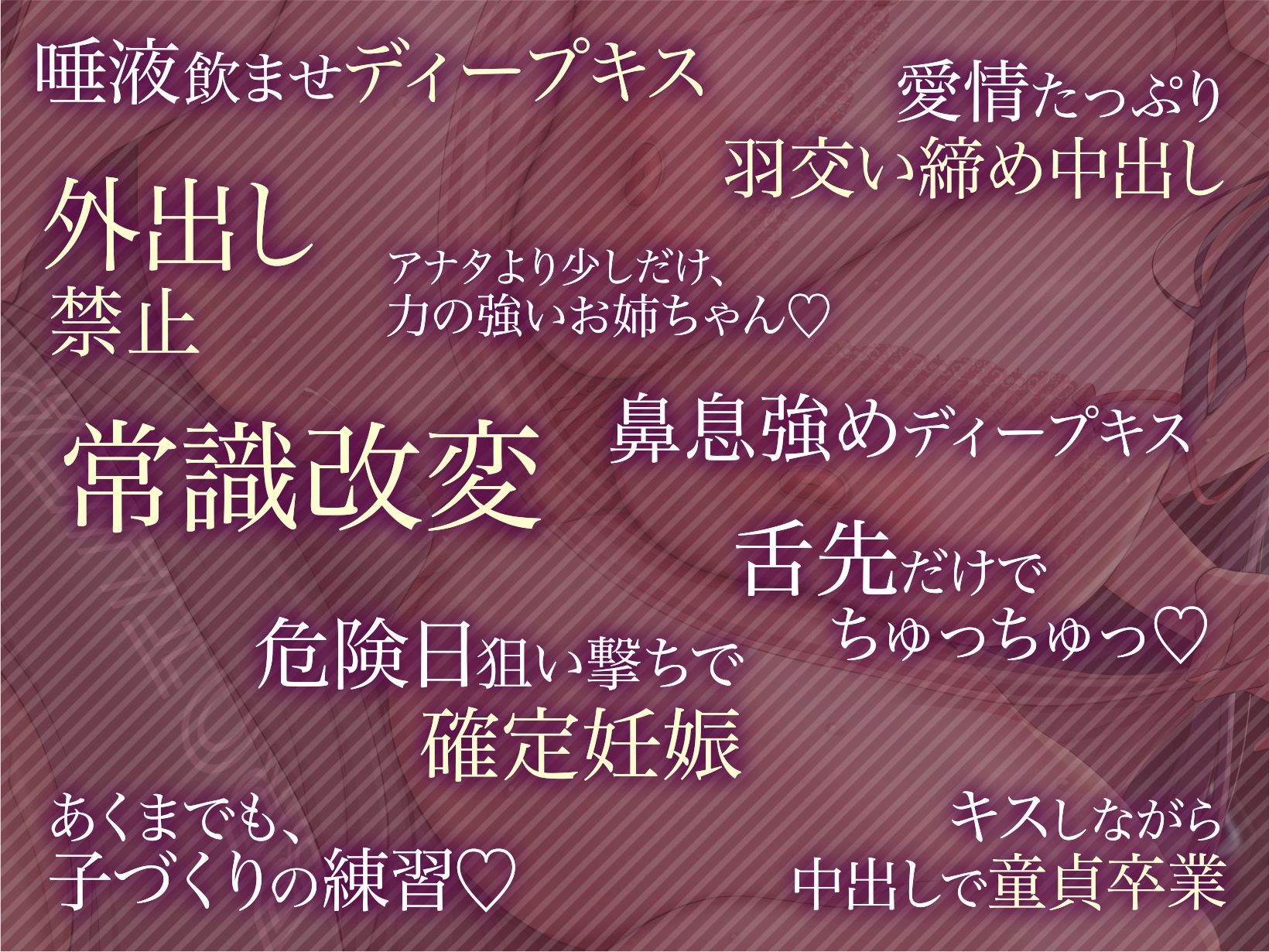 サンプル-謎の常識改変にかかったらしい姉のおせっかい性教育に抵抗するも、快楽に屈して流されてしまう僕 - サンプル画像