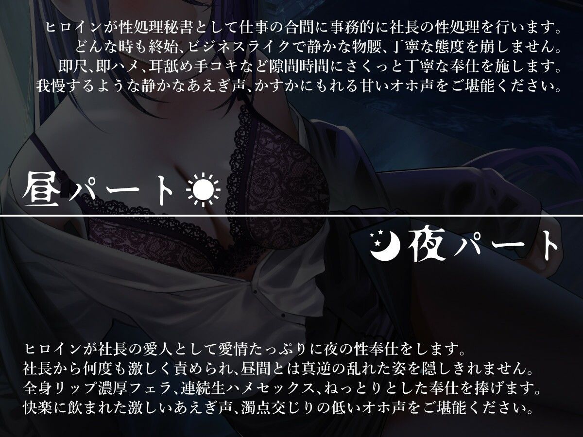 サンプル-社長秘書の1日【昼の事務的性処理と夜のご奉仕セックス】 - サンプル画像