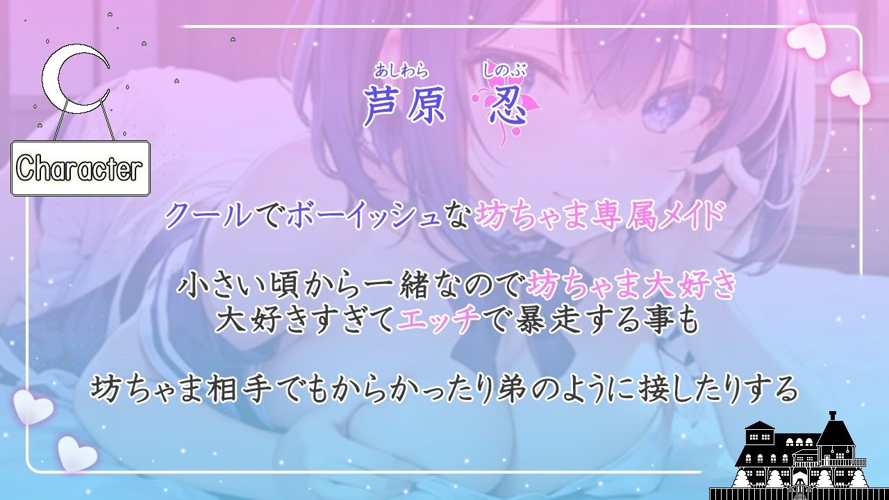 クールなボーイッシュメイドは大好きな坊ちゃまをとことん甘やかしたい〜僕の体を使っておチンポイライラ解消しようね〜 画像1