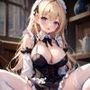 【KU100】クールメイドのちょっと変な事務的性処理耳舐め手コキ