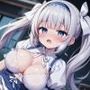 【KU100】銀髪クールメイドをキモオタに寝取らせ〜完璧メイドは豚鳴き雌豚コスプレも完全にこなす〜