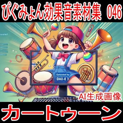 ぴぐみょん効果音素材集046カートゥーン