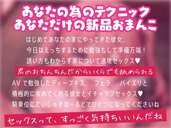 頑張り屋さんの彼女がセックスの予習をしてきたらしい 画像2