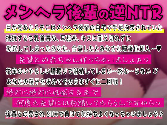 メンヘラ後輩の嫉妬逆レ●プ〜どっぷり種付け強●中出しSEX〜