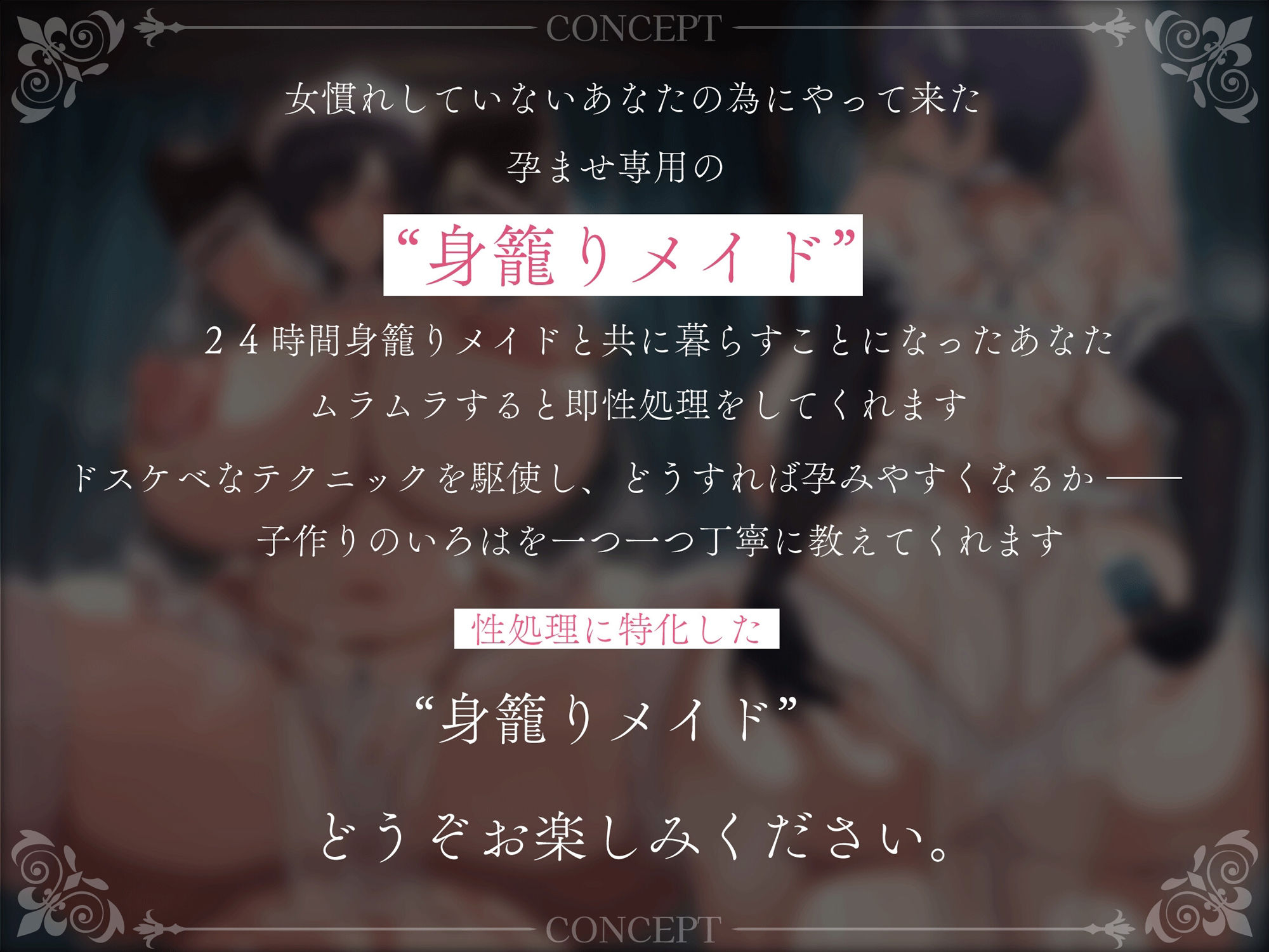 身籠りメイド 雌耐性ゼロのお坊っちゃまのペニスは私が責任をもって搾り取らせていただきます 女慣れしていない雄雑魚の為に派遣された子作り専用事務的どすけべメイド 画像2