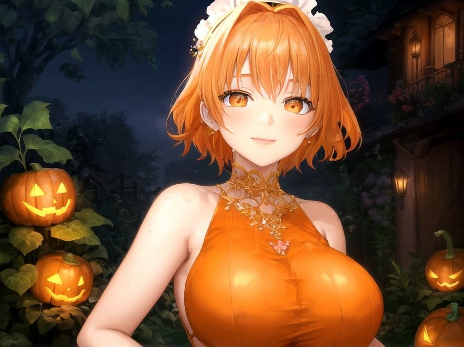 ドスケベお姉さんメイドと童貞坊ちゃんの秘密のハロウィンパーティー〜私の特大パンプキンも召し上がれ♪〜【巨乳/中出し/おねショタ】 画像3