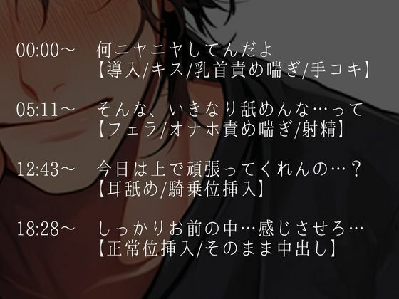 ムリムリ言いながらオナホ責めに付き合ってくれる大人彼氏〜喘ぎまくり絶頂と攻め受け交代中出しえっち〜（CV:ジョルジ熊狼×シナリオ:悠希） 画像2