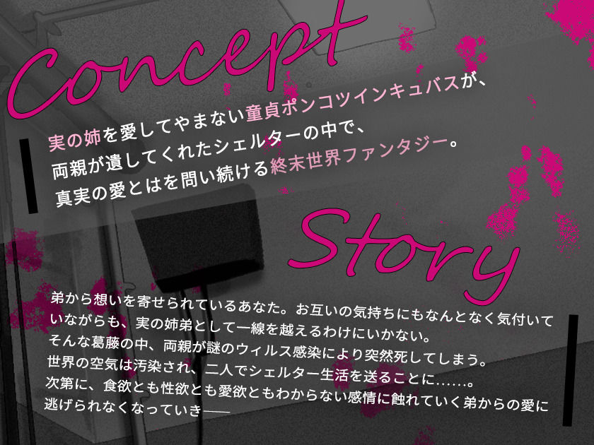 【禁断姉弟愛】ポンコツインキュバスの童貞弟が姉さんを救う31days【溺愛号泣SEX】 画像1