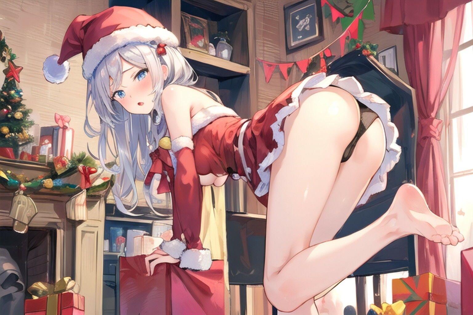 和風メイドカフェのクリスマス、世話焼きで嫉妬深い妹にせまられて… 画像3