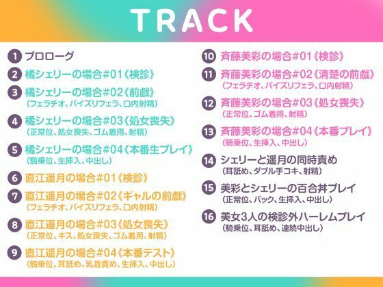 秘密の処女検診-本日の受診は清楚とギャルと新人教師-_6