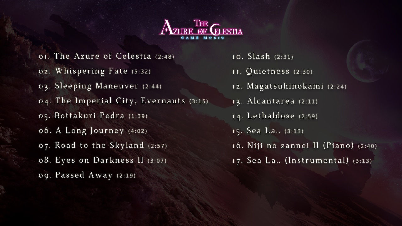 【BGM素材】The Azure of Celestia Game Music 画像1