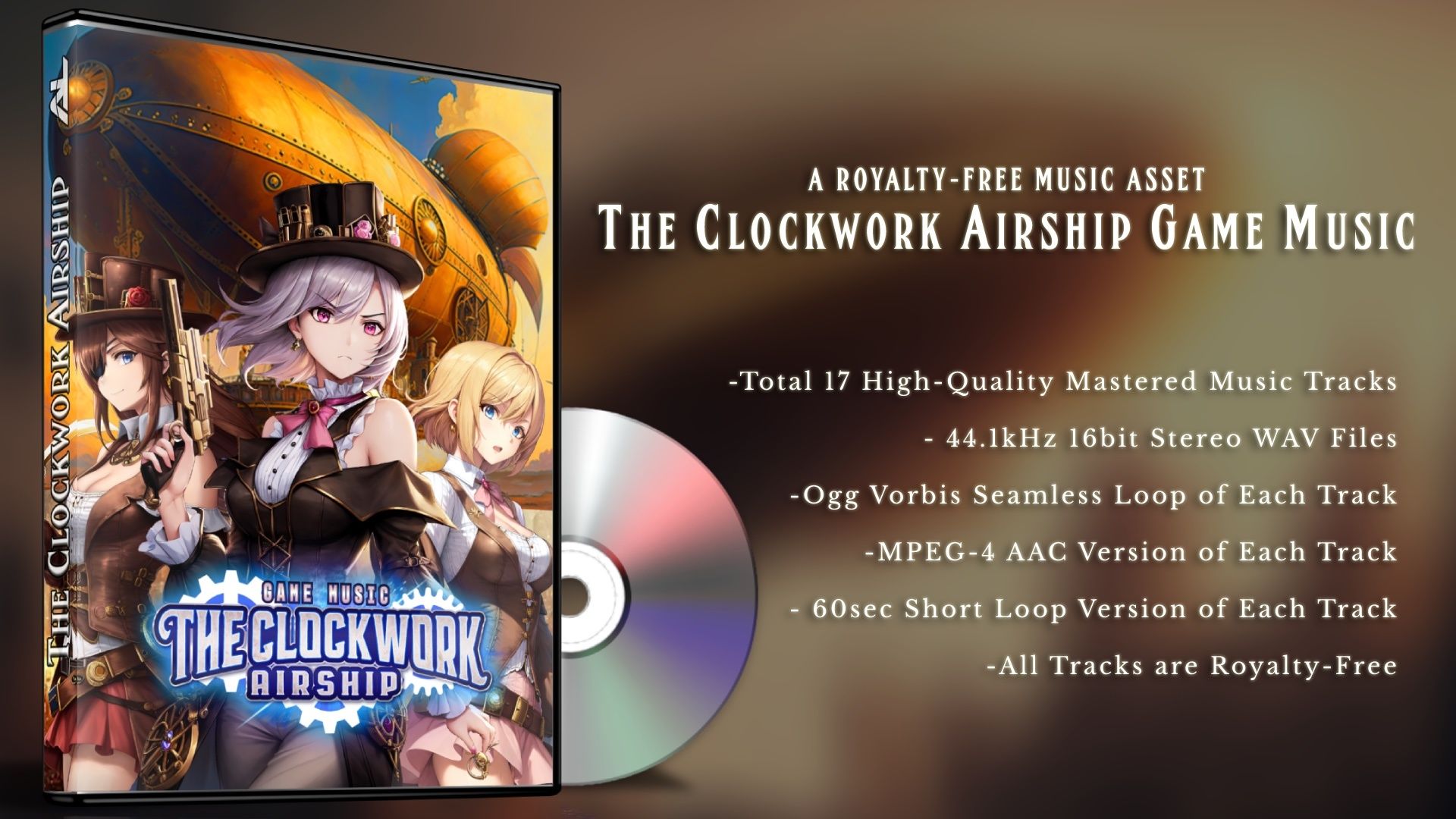 【BGM素材】The Clockwork Airship Game Music 画像2