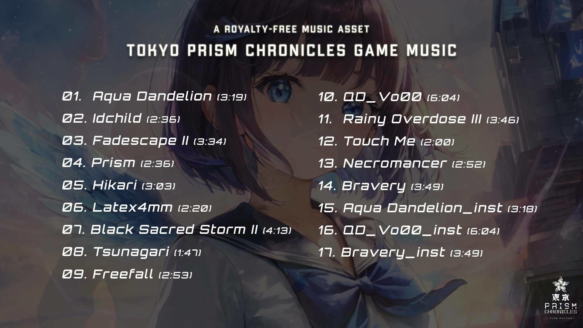 【BGM素材】Tokyo Prism Chronicles Game Music 画像1