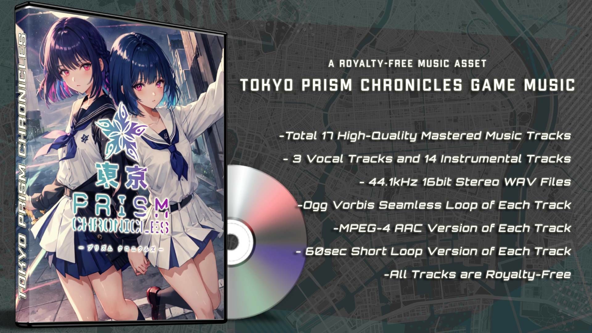 【BGM素材】Tokyo Prism Chronicles Game Music 画像2