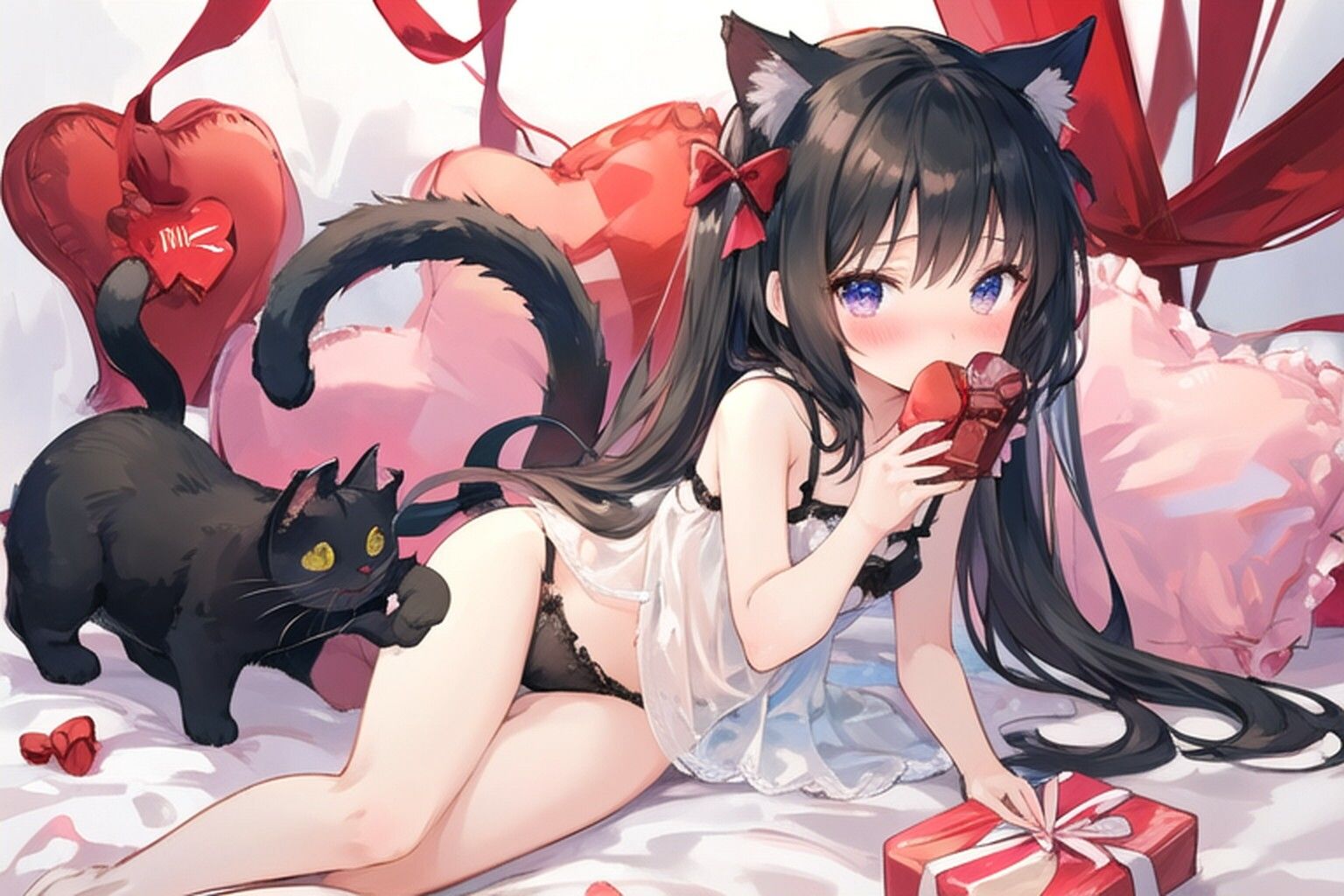 同棲している猫耳の女の子が、疲れたアナタにいっぱい甘えて、ちょっとイジワルに癒してくれる 画像9