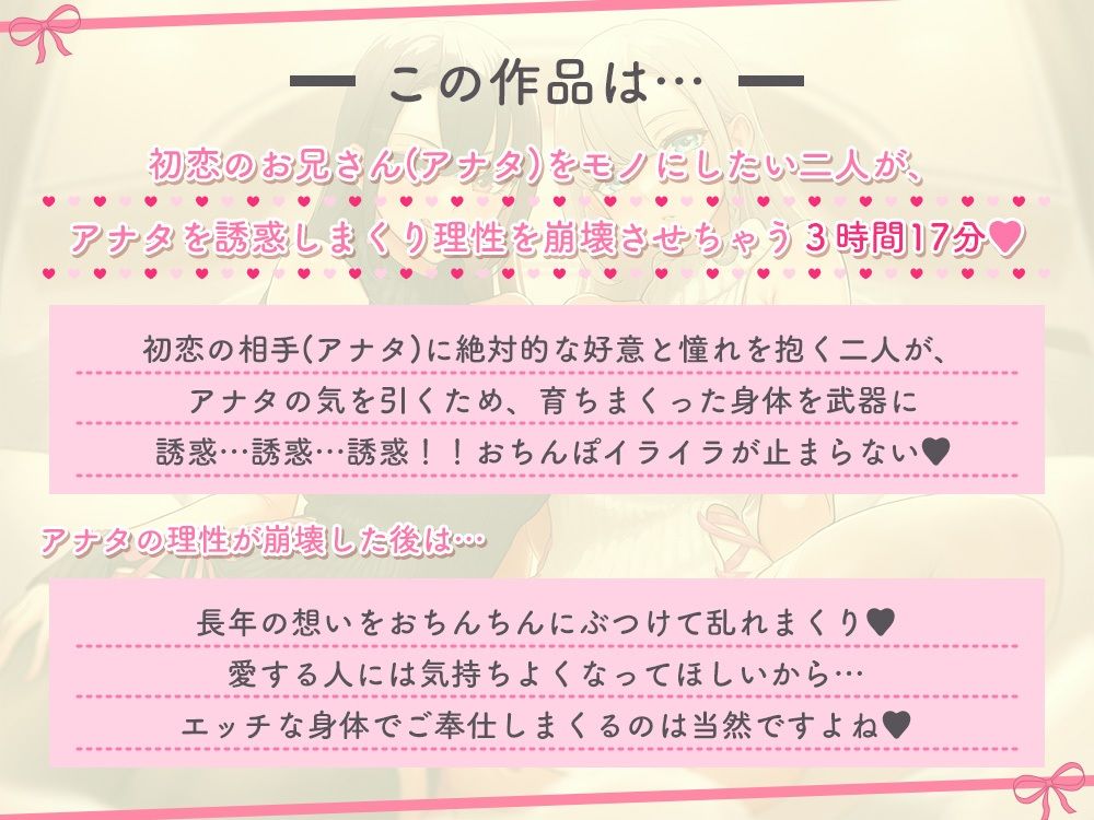 初恋のお兄さん（アナタ）をオトす誘惑メンエスごっこ♪ 〜アナタが理性崩壊してお射精おねだりしちゃうまで〜 画像2