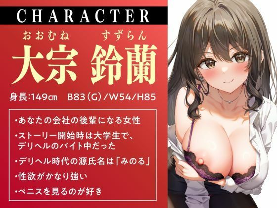 新人社員が先日利用したデリヘル嬢!?脅されて巨乳女子の性欲処理をする日々 画像1