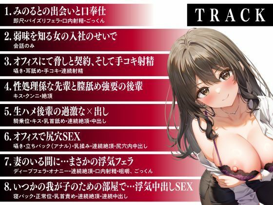 サンプル画像4:新人社員が先日利用したデリヘル嬢！？脅されて巨乳女子の性欲処理をする日々(性為の戯れ) [d_533967]