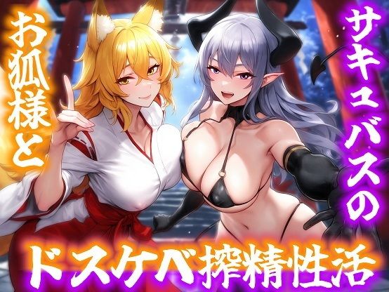 お狐様とサキュバスのドスケベ搾精性活(即ヌキ委員会)