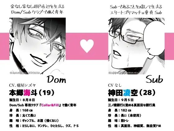 【Dom/sub】いい子だね、神田くん。ド底辺Dom（19）×エリート童貞Sub（28） 〜Dom 本郷海斗 編〜 画像2