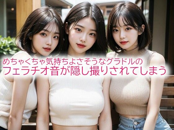 めちゃくちゃ気持ちよさそうなグラドルのフェラチオ音が隠し撮りされてしまう(背徳の恥辱放送部)