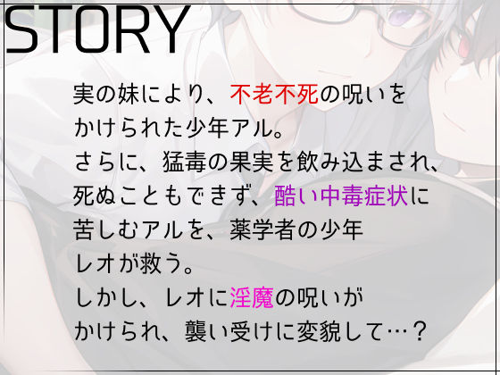 淫魔の呪いで天然薬学者が襲い受けに変貌しました。