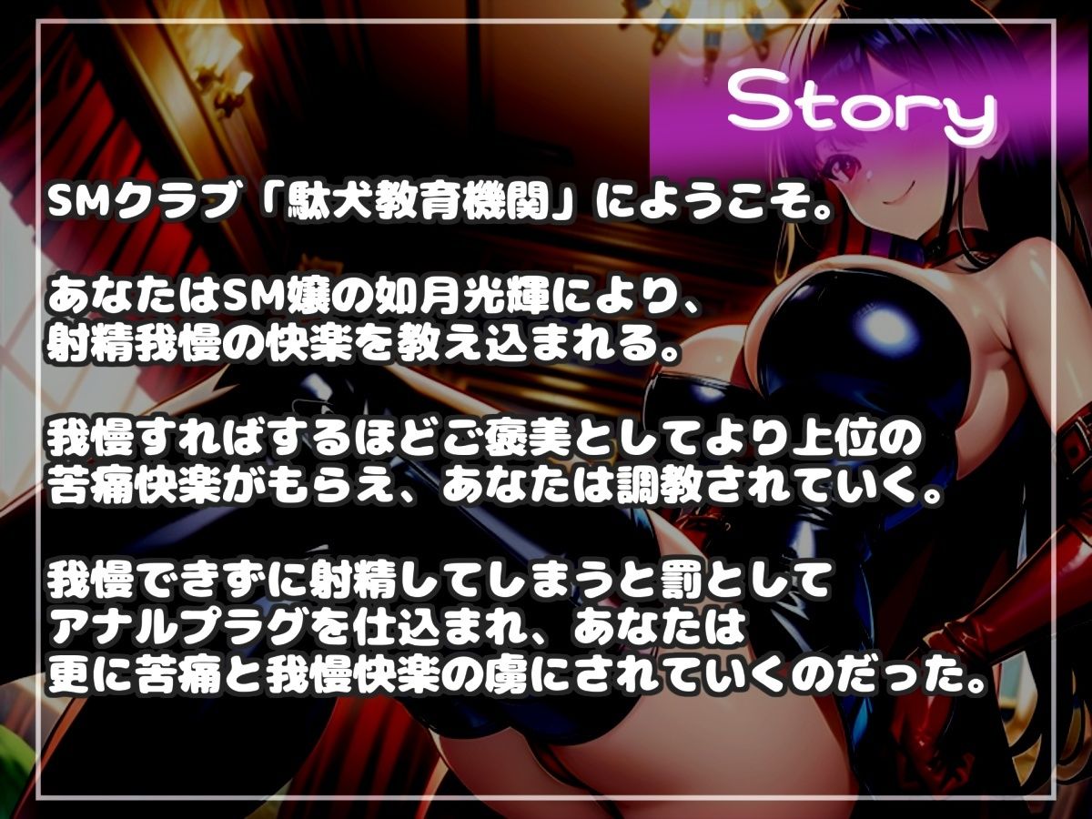 サンプル画像4:【新作価格】【豪華なおまけあり】さっさとくっさいザーメン吐き出しなさいっ SMクラブの女王様の射精管理地獄。寸止めで焦らされ、アナルをガバガバになるまで犯●れ連続射精させられる。(いむらや) [d_553455]