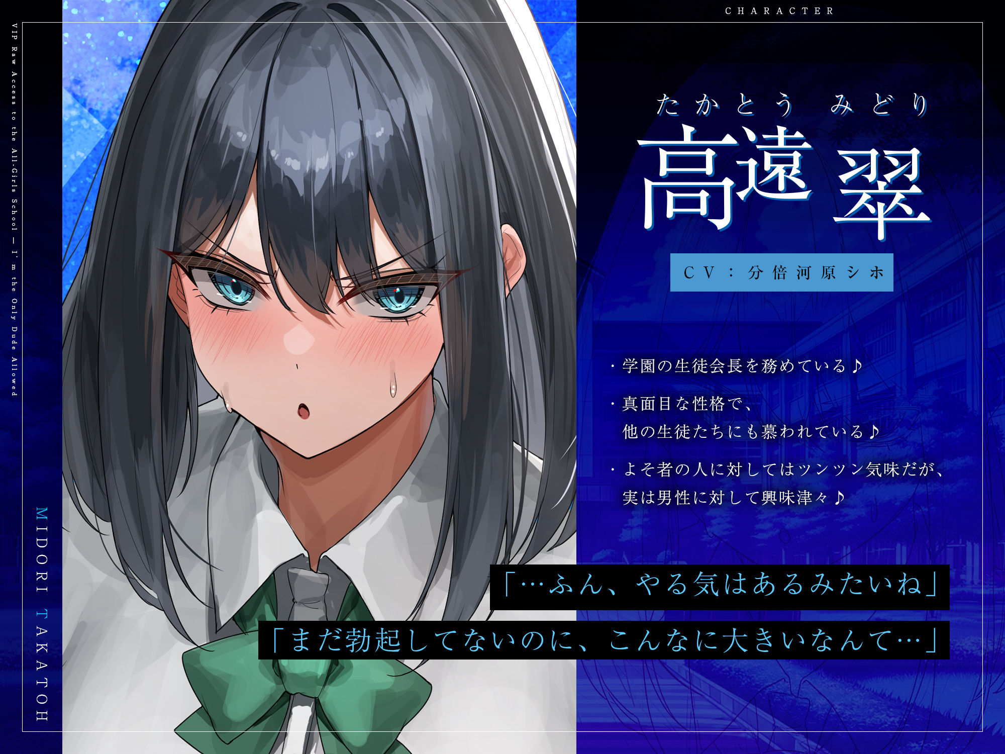 サンプル画像5:【5人ヒロイン・オムニバス作品！】男は俺ひとりの生ハメ学園登校許可証〜出会ったらドエロい誘惑からの中出し必須エッチ！？〜(生ハメ堕ち部★LACK) [d_555926]