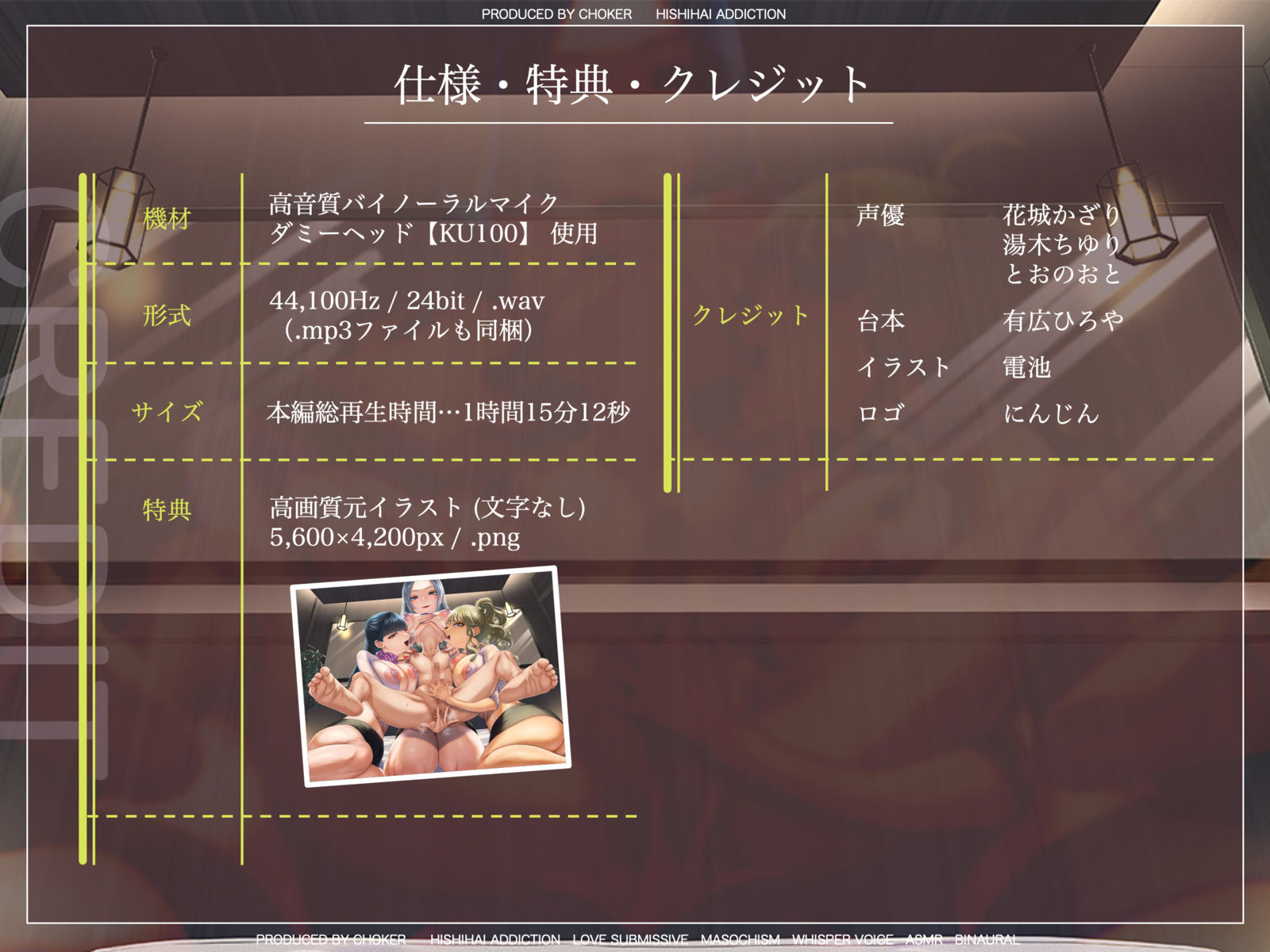 サンプル画像5:マゾを沼らせるメンズエステの男性モデル募集中…制服を着た研修生に囲まれて全裸メス堕ち絶頂する露出快楽は一度味わったら忘れられない【CFNM】(被支配中毒) [d_564100]