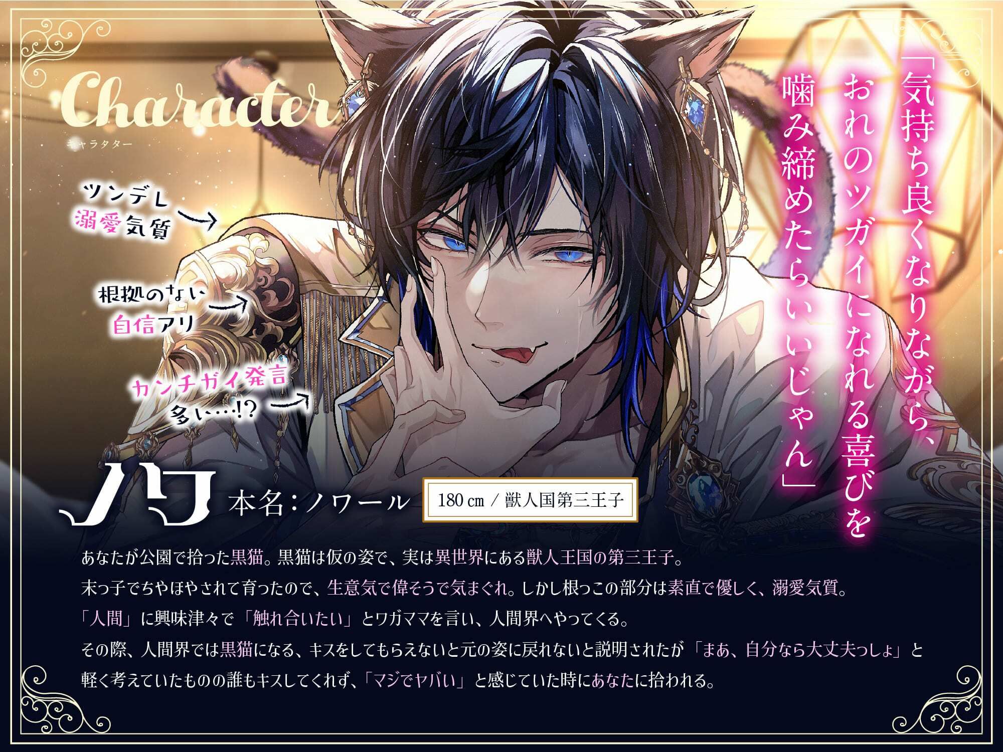 黒猫ノワ様のエッチな恩返し。〜ツンデレ甘S猫王子の執着交尾から逃げられない【嫉妬レ●プ×溺愛求婚】 画像2