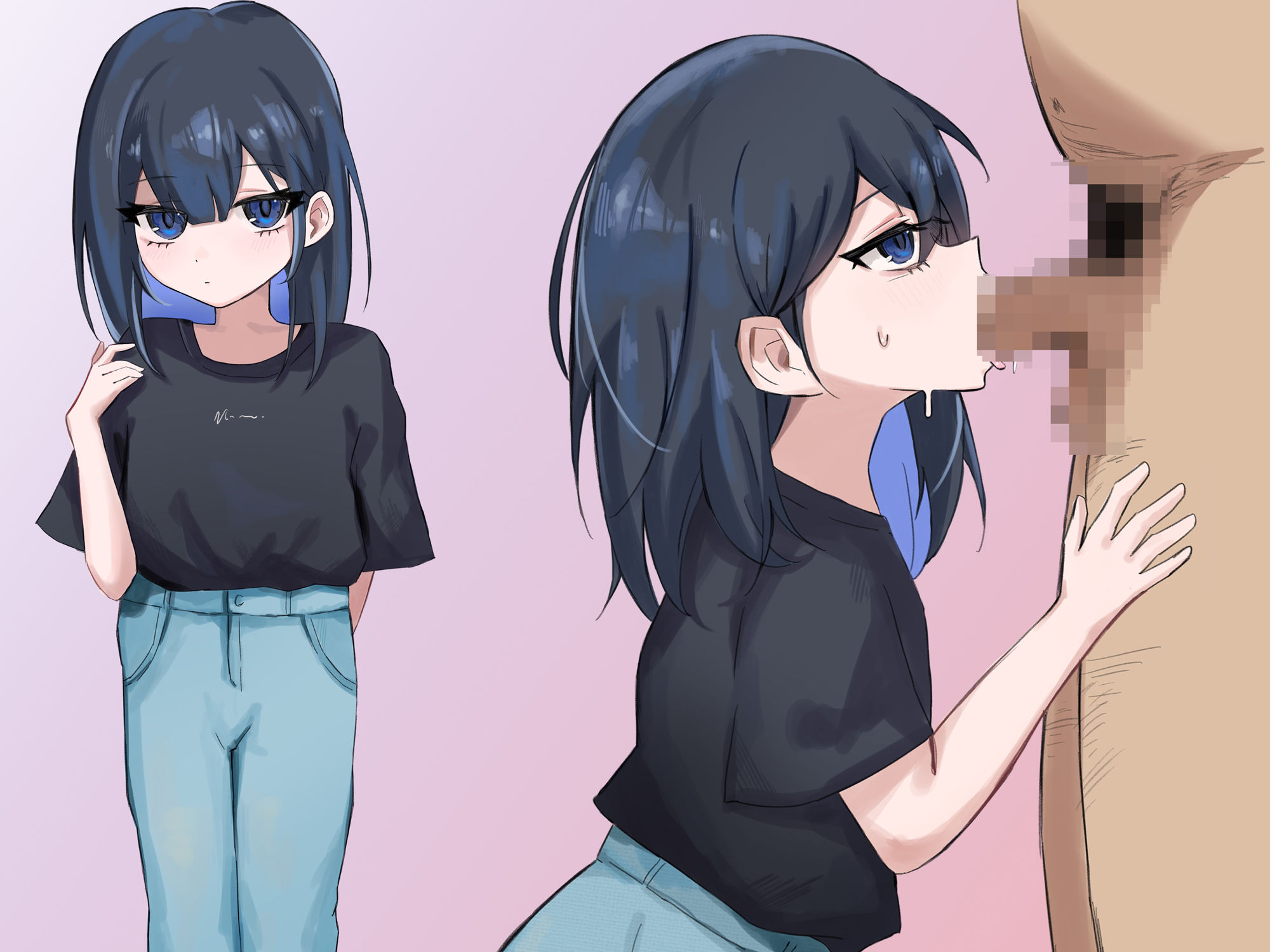 町内会の性処理係 お試しフェラ 画像1