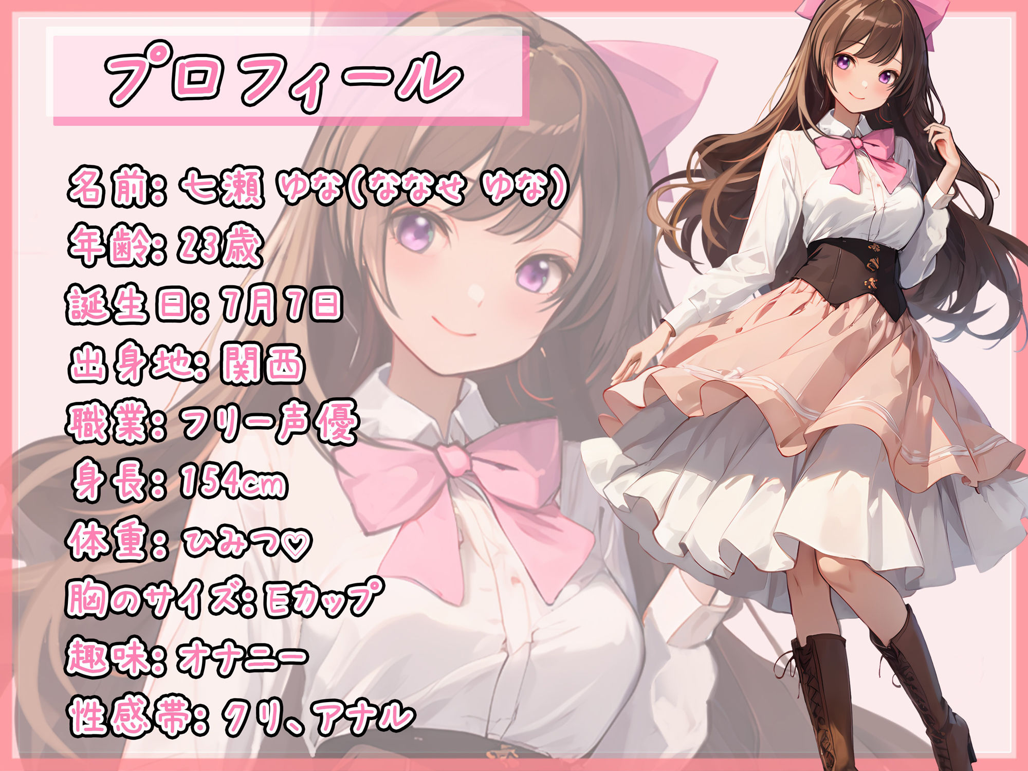 サンプル画像1:【オナサポ】癒し系フリー声優七瀬ゆな「すまた音」【七瀬ゆな】(G-Sound) [d_573011]