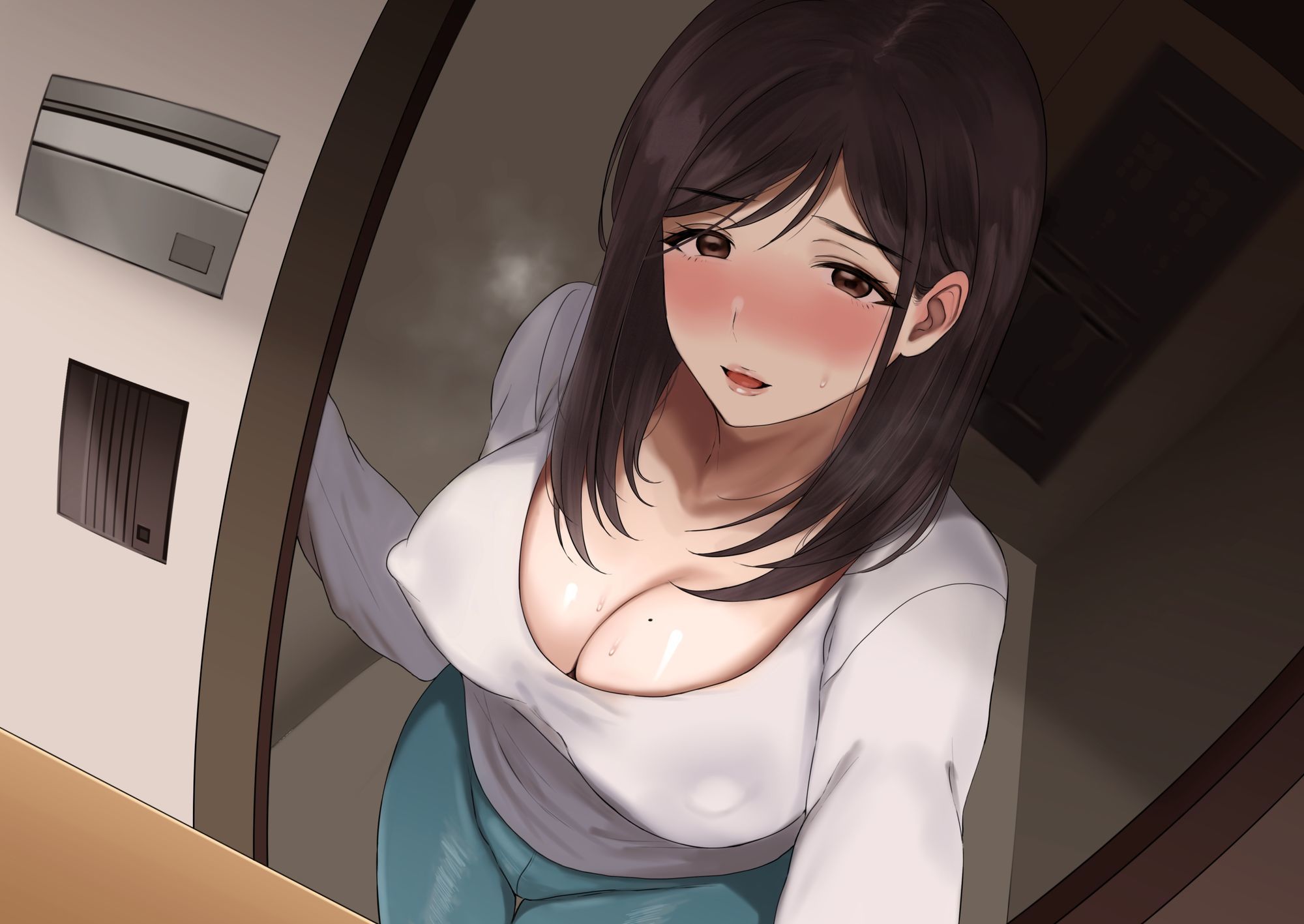 サンプル画像2:【トラック1と2まるごと公開！】淫乱人妻さん、宅配便ですよ【不倫SEX♪】(ありがた屋) [d_573349]