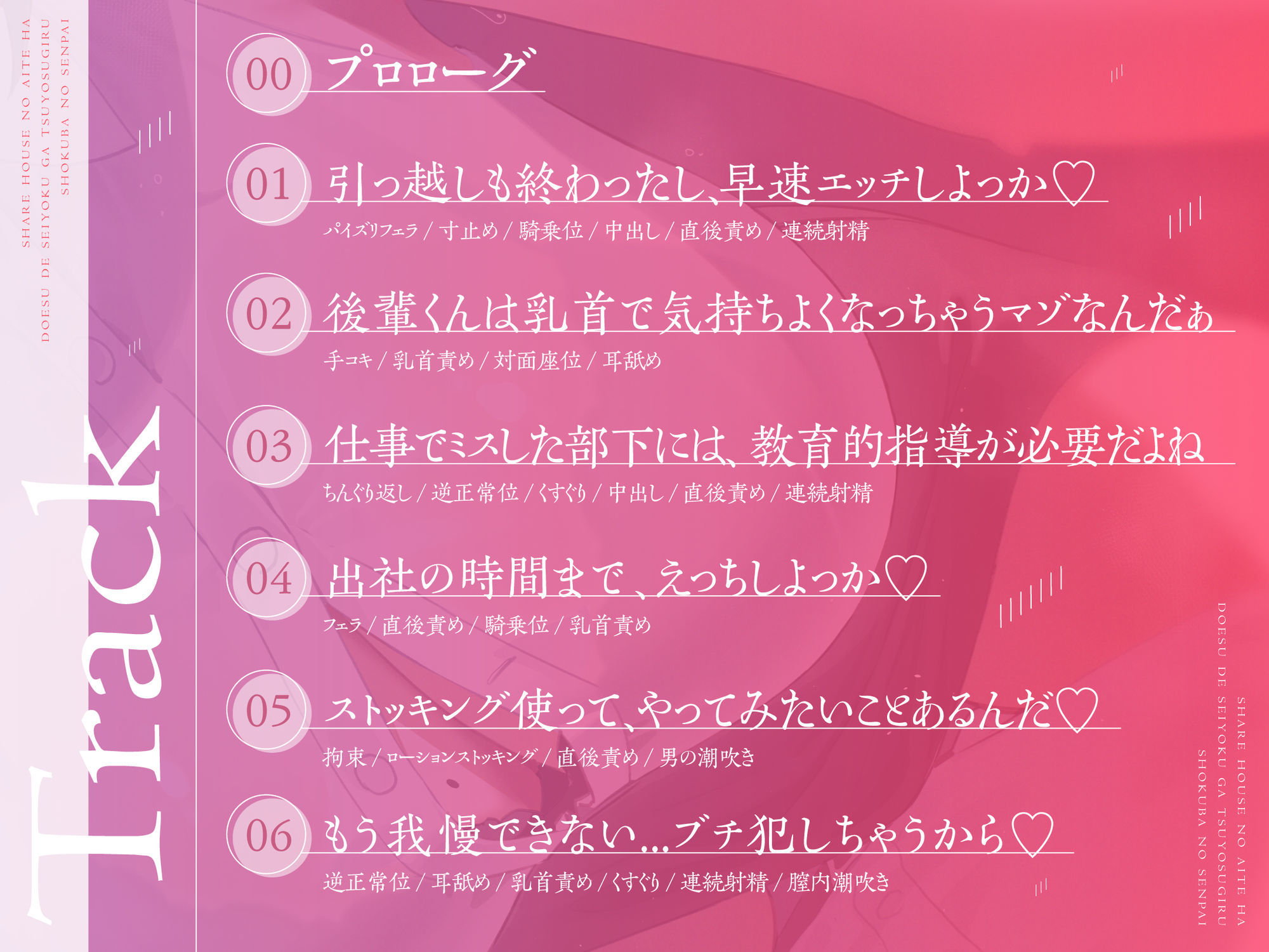 サンプル画像1:シェアハウスの相手はドSで性欲が強すぎる職場の先輩(りこねくと) [d_573754]