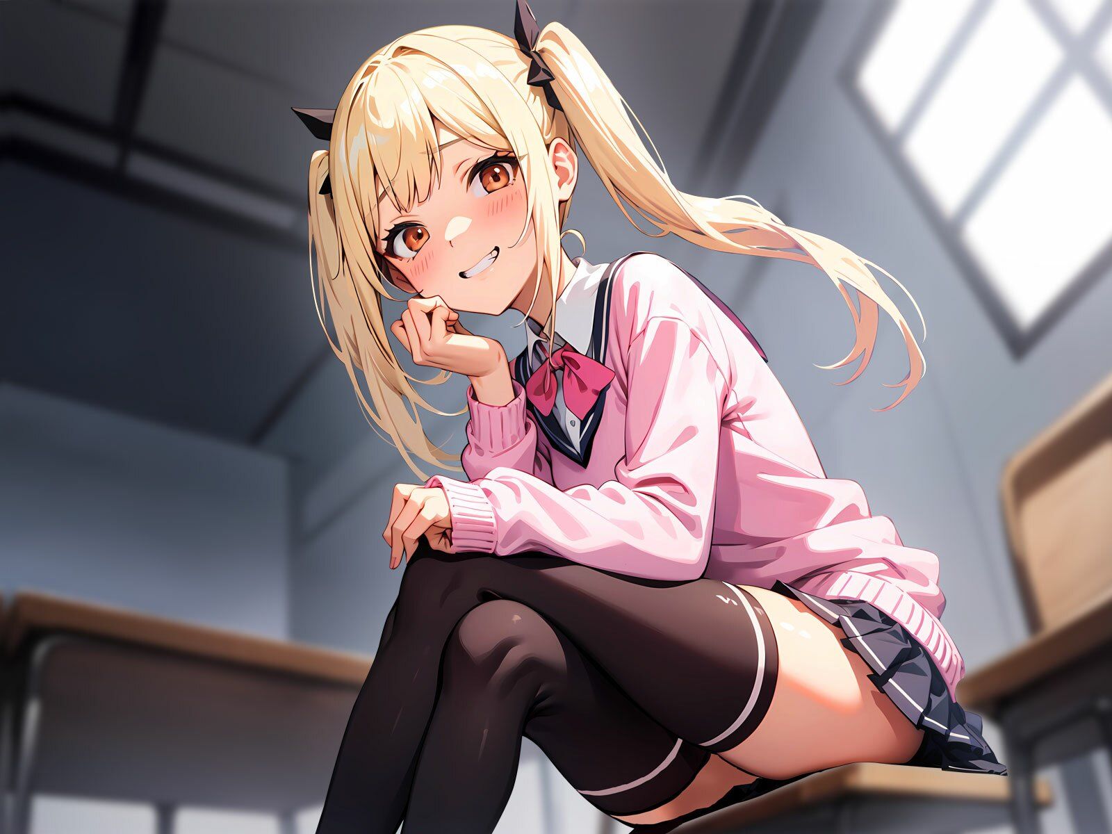 サンプル画像4:生意気メス○キJKがざこ♪ちん教師の俺を密着寸止め煽り責め…個別補習で言いなりドM堕ちんぽ射精管理(ちゃんとぴ発電所) [d_575524]