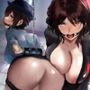 女怪盗＆婦警 まとめて悪役貴族の雌奴●化！！