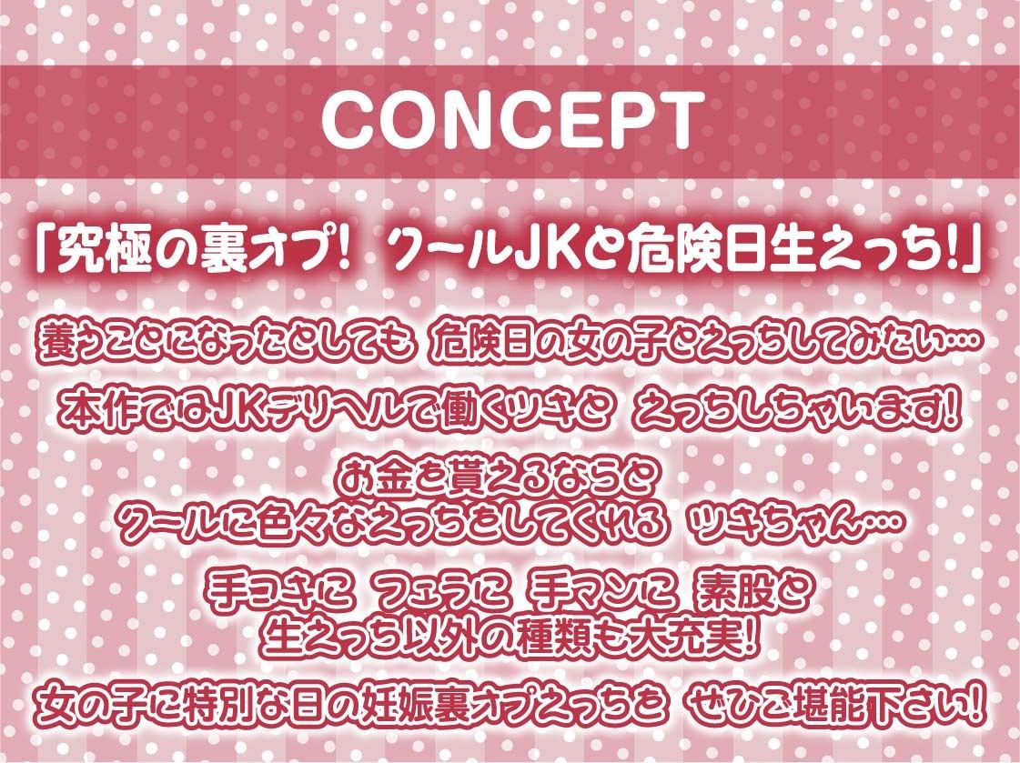 サンプル画像4:妊娠裏オプクールJKデリヘルさっさと孕ませてお金ください【フォーリーサウンド】(テグラユウキ) [d_584953]