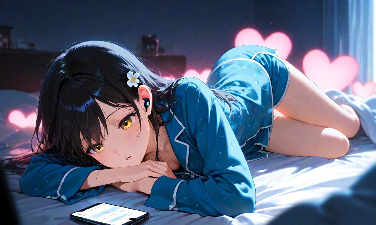 【睡眠導入ASMR】寝る前に恋人とお電話しよ 〜喜怒哀楽からの安眠〜 CV:井栗まろん 画像2