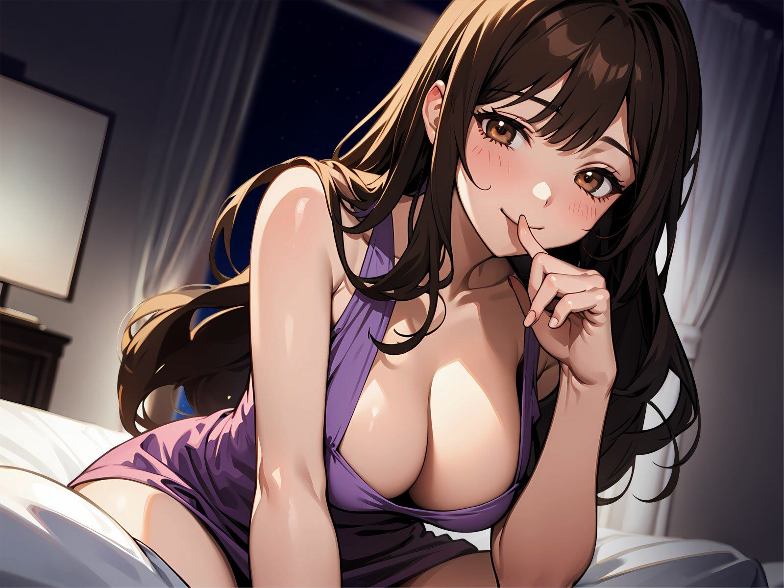 サンプル画像4:【逆NTR】清楚で巨乳な兄嫁と毎晩秘密の溺愛えっち〜バレたらイケない密着濃厚喘ぎ〜(ちゃんとぴ発電所) [d_587603]