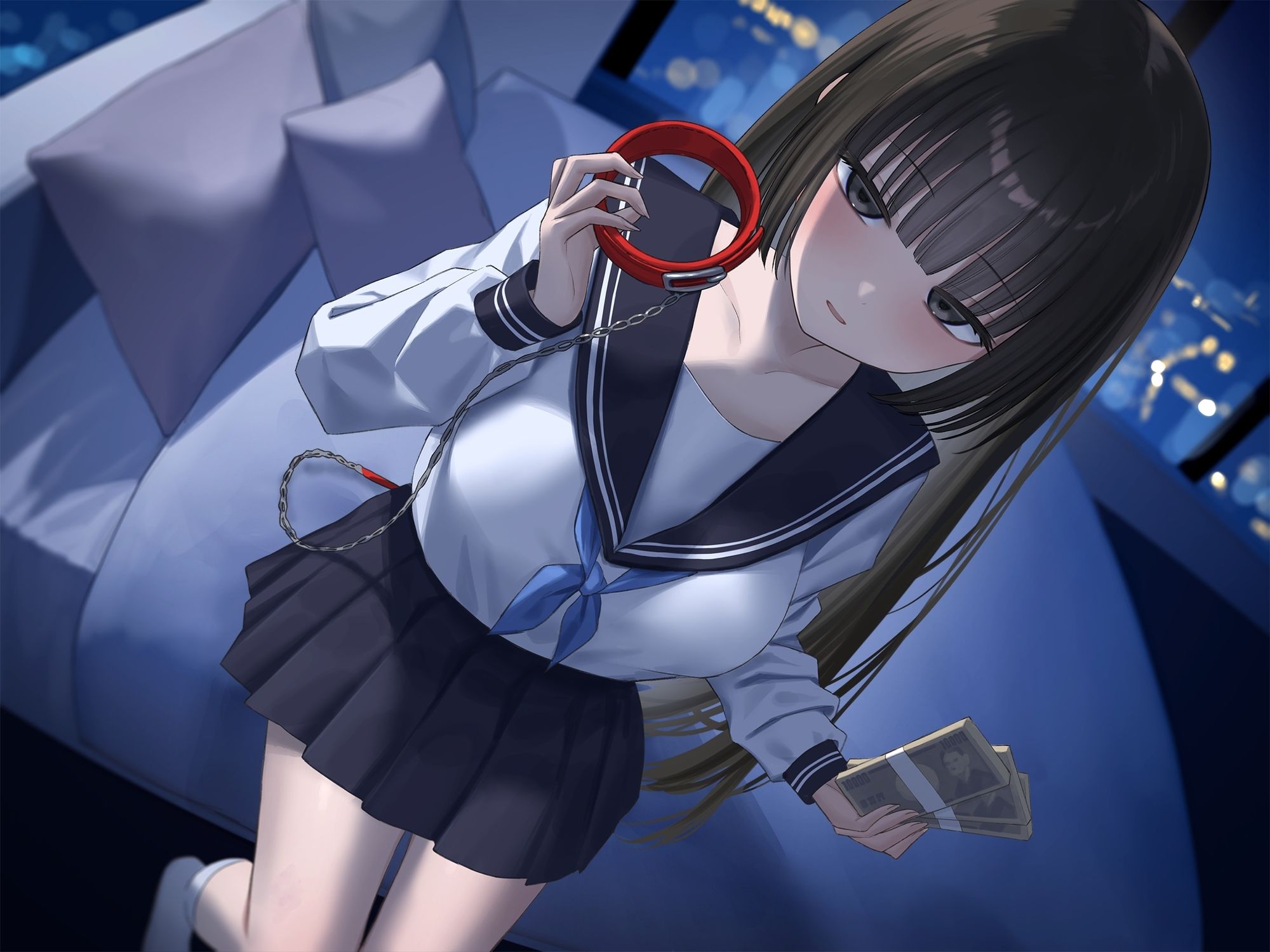 サンプル画像3:《総再生時間2時間越え『時給10，000円っ！ダウナークールJKに飼われるアルバイト』/どうせみんな死んでいくだけだし…。》(ペンデュラムボイス) [d_588980]