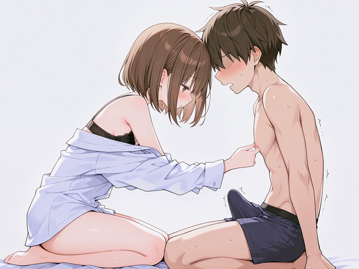 サンプル画像3:乳首射精しないと出られない部屋〜あまあまクラスメイトに乳首責められメスイキしちゃった〜(チクシャッ！) [d_589287]