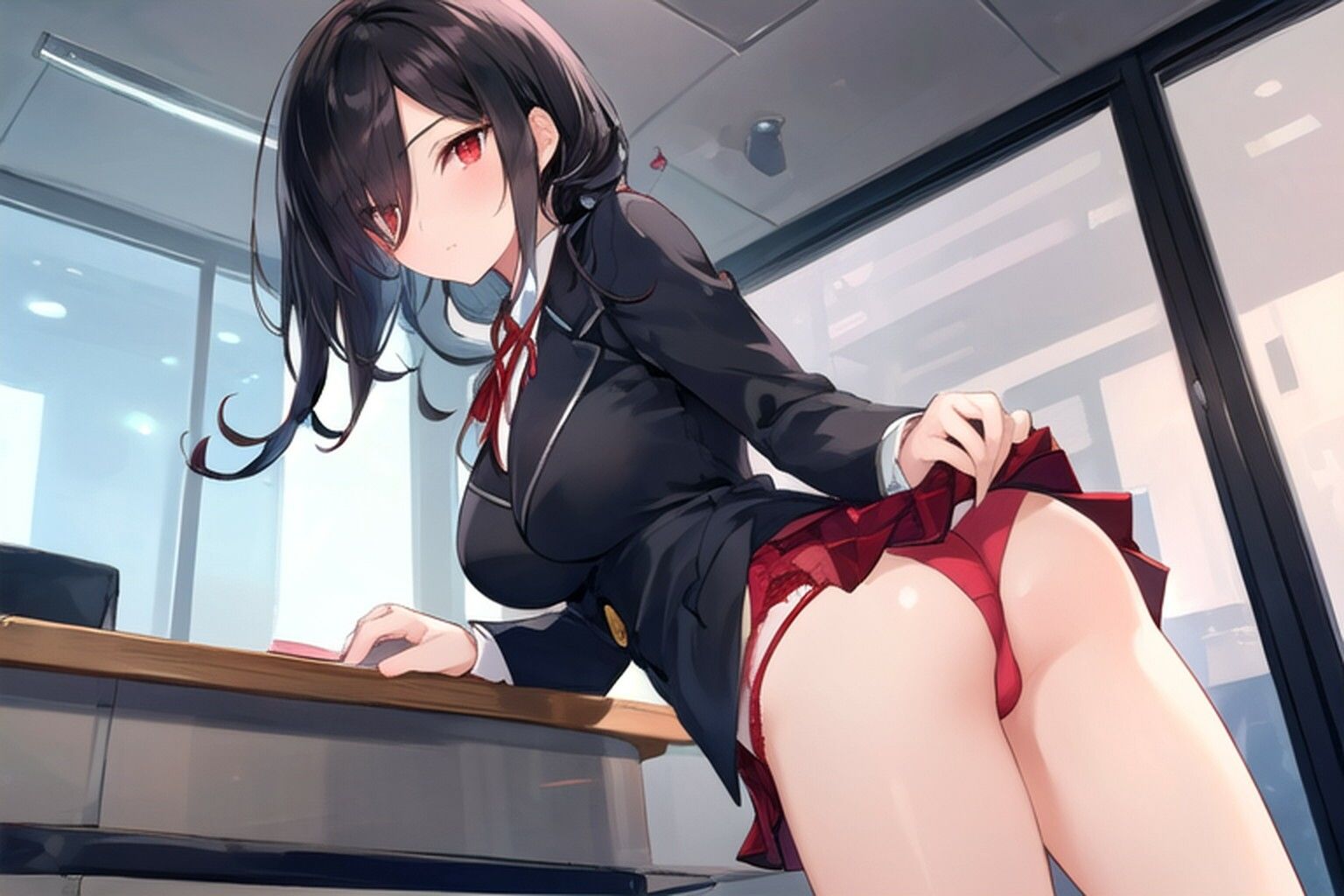 クールな先輩とエッチな会議 画像2