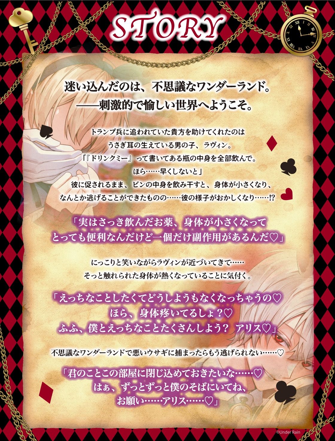 【ずっとずっと待ってたよ】アリス監禁〜愛情重ため×寂しがり屋白ウサギさん→激重感情で好き好きお薬レ●プ【ウサギだから何回も出来るんだ♪】 画像2