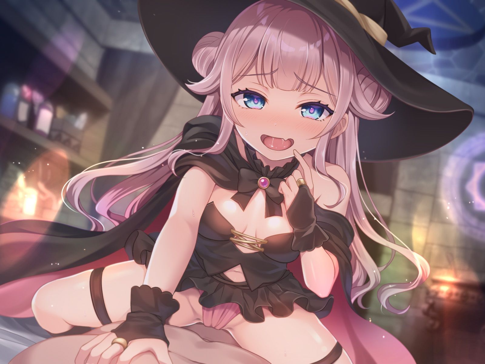 サンプル画像4:ロリババア魔女の魔力供給おねだり「先っぽだけでいいんじゃ…先っぽだけぇ…」(うこんちゃん☆かんぱにぃ) [d_598954]