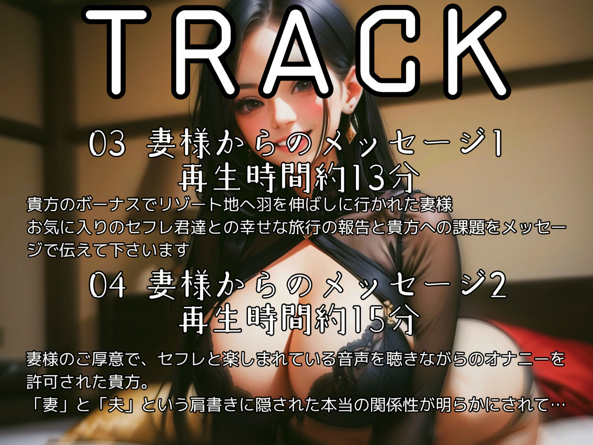 サンプル画像2:元AV女優妻様の負け組夫調教(女尊男卑戦線) [d_602633]