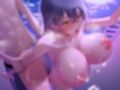 夜の学校でクラスの美女と一緒に夜のプールでエッチな展開に――！？