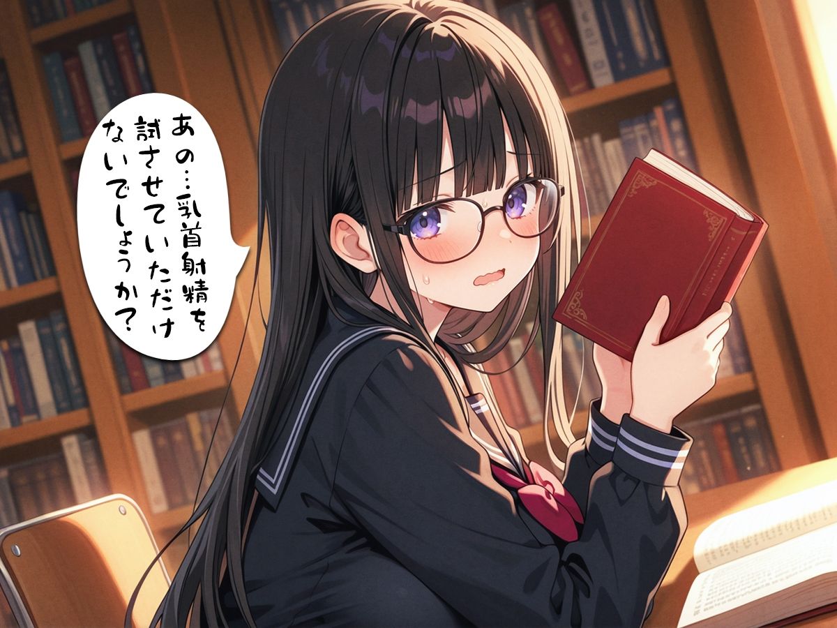 委員長は乳首射精に興味津々〜官能小説好きなむっつりスケベな委員長に乳首開発されちゃった〜 画像2