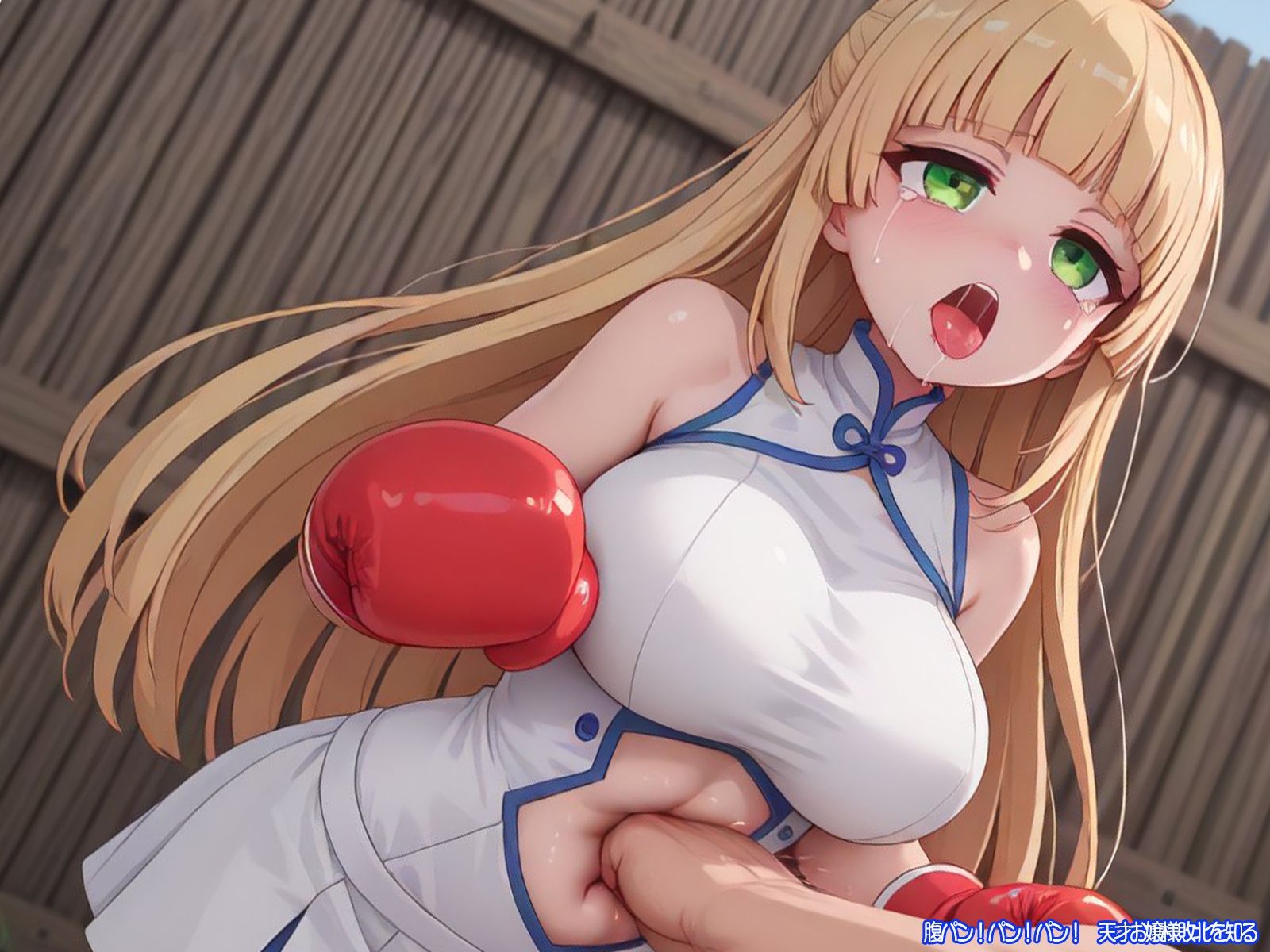 サンプル画像3:腹パン！パン！パン！  天才お嬢様敗北を知る  顔面パンチ  苦痛腹パン  悶絶嘔吐  惨敗放尿(三毛猫BOX) [d_609357]