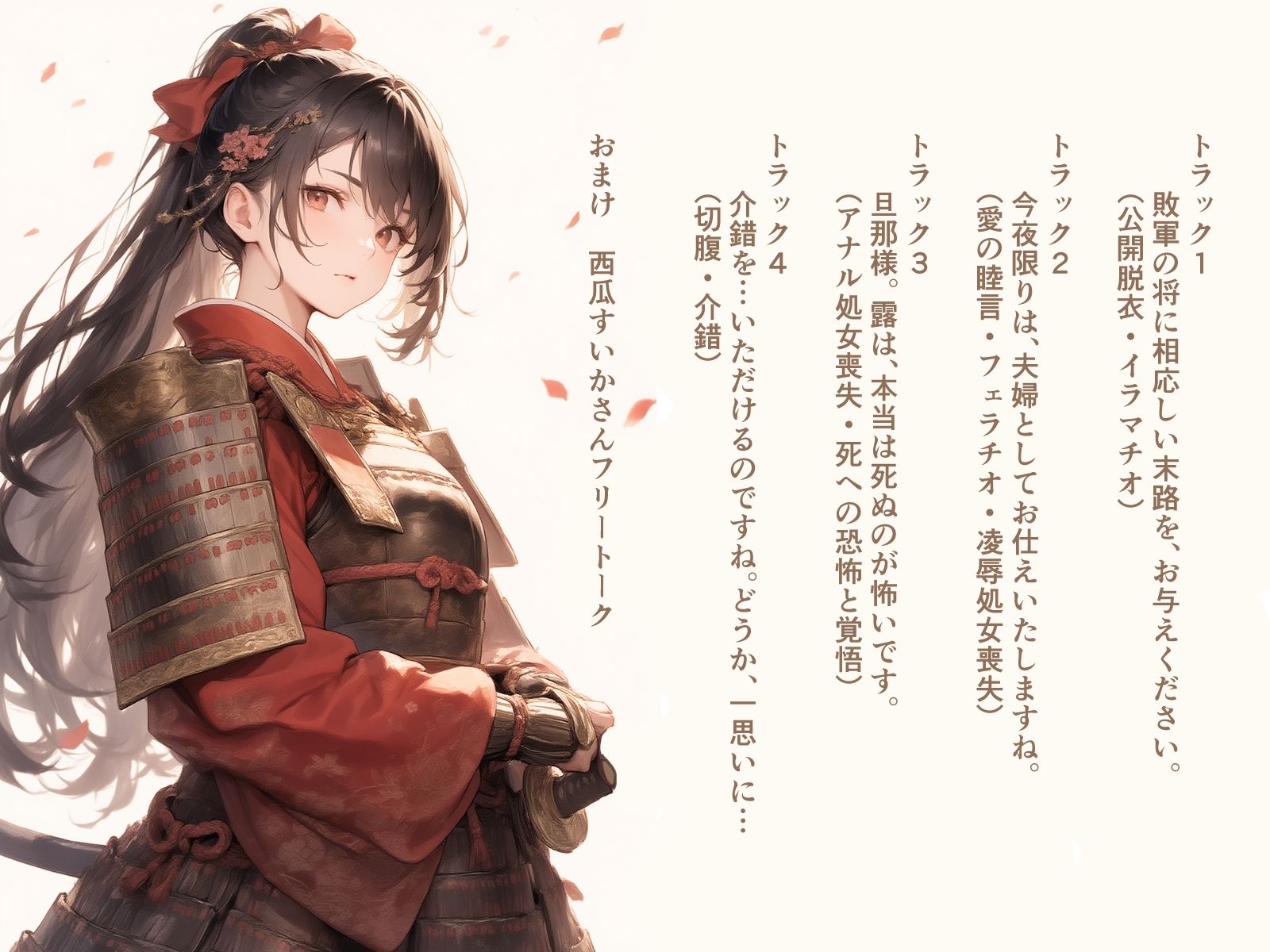 サンプル画像6:露姫哀歌【戦国×ASMR】(ゆずゆず製作所) [d_611610]